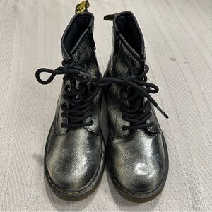 Doc Martens 1460 Ombre‎ Glitter youth size 3 boots, side zip, sparkly, AirWalk